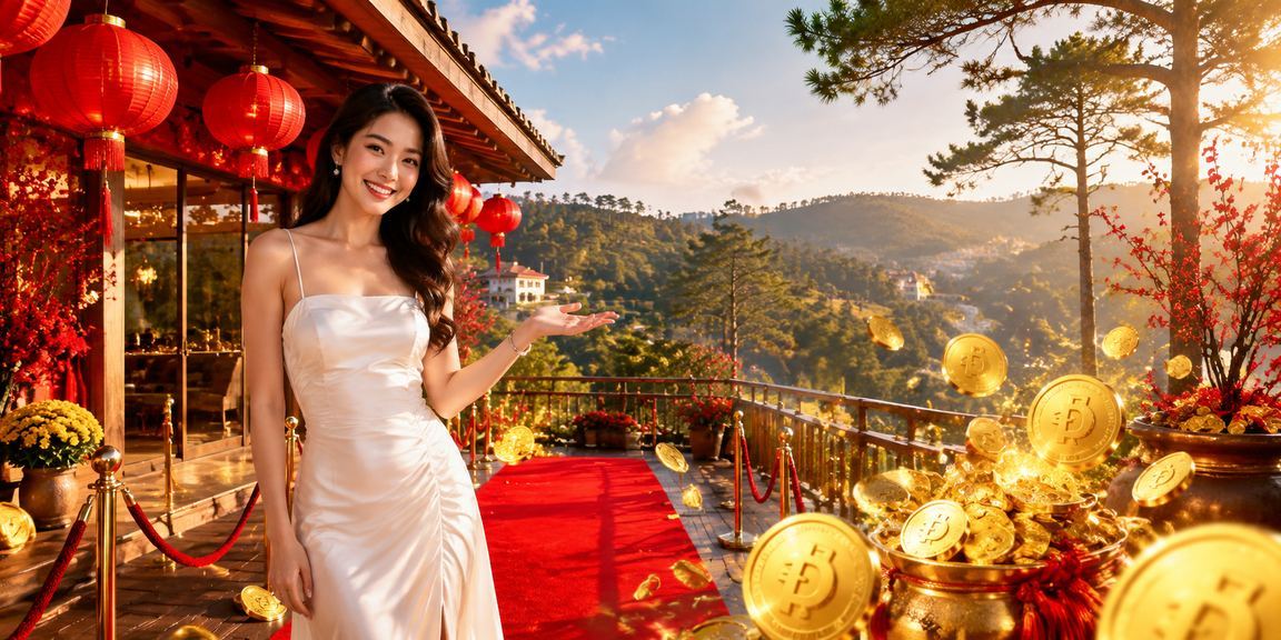 Người dùng tại Đà Lạt tham gia lễ hội và sử dụng ứng dụng cá cược trực tuyến trên điện thoại